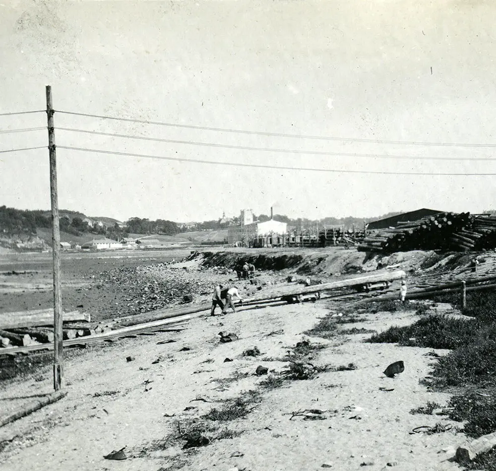 Floridakysten 1915. Foto: Ingebrigt Lunde, Byarkivet